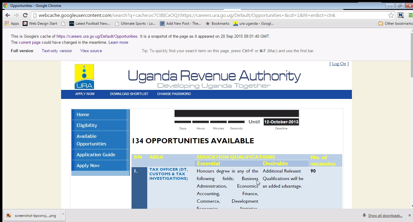 JOBS Apply for 134 jobs at Uganda Revenue Authority (URA) The Campus