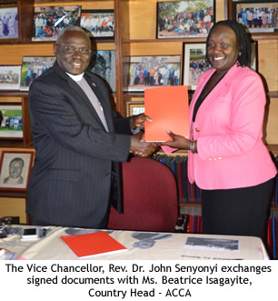 Uganda Christian University signs MoU with ACCA