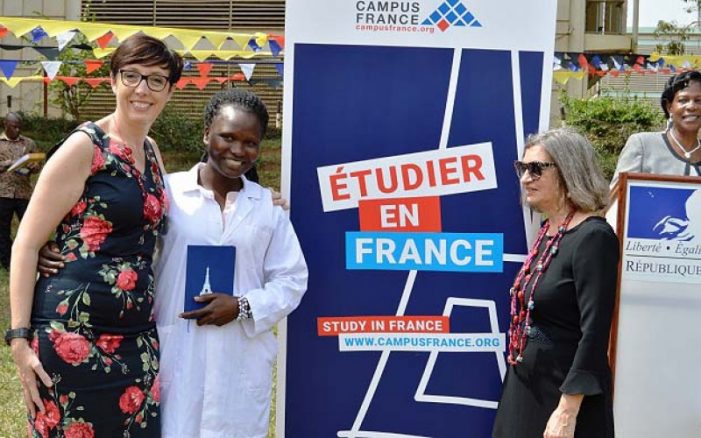CAES student gets a French scholarship award at Campus France Day Launch