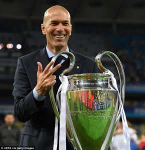 Zinedine Zidane quits Real Madrid as Manager