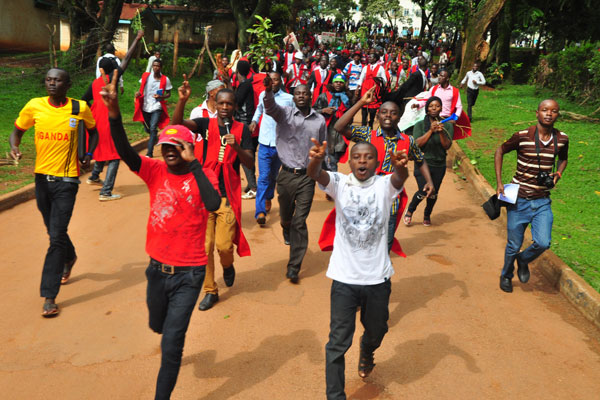 Makerere University students strike over withheld results