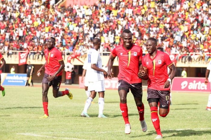 Uganda Cranes hit three past Lesotho in African Nations Cup to top Group