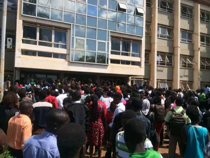 Tear Gas rock Kyambogo University as Students Resume Strike over Tuition Increment