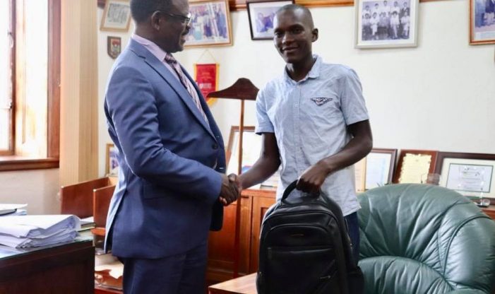 “He who Laughs Last…” Makerere Student Mocked for Carrying Metallic Suitcase Receives Immense Support