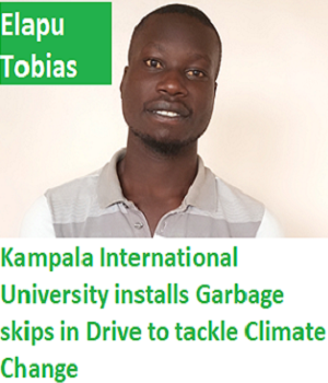 Kampala International Install garbage skips