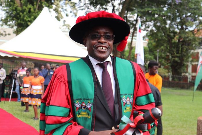 Only One Graduand Receives a Degree of Doctor of Laws during the 70th Makerere University Graduation Ceremony