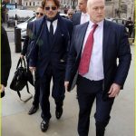 Johnny Depp made a surprise appearance at England's High Court