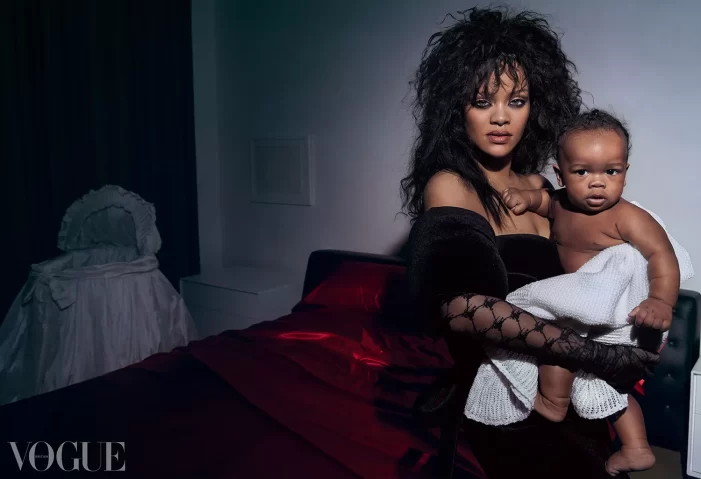 Rihanna shares first photos of her baby boy