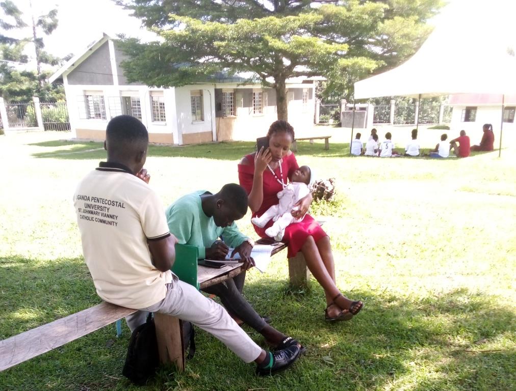 Students at Uganda Pentecostal University
