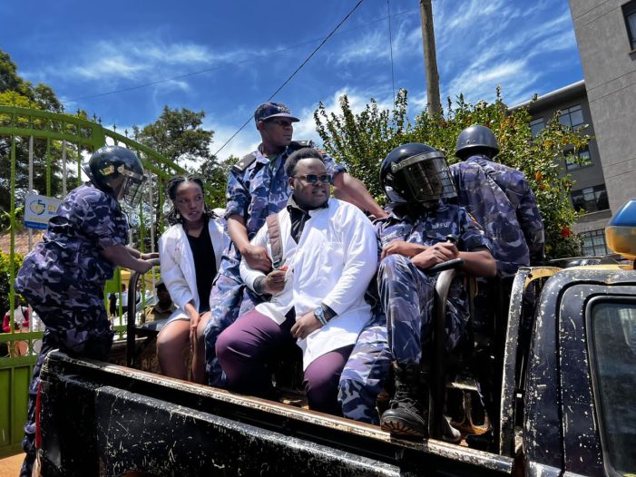 Pre-Medical Interns Arrested and Detained At Wandegeya Police Station Pre-Medical Interns Arrested and Detained At Wandegeya Police Station