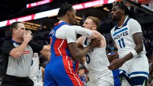 Timberwolves-Detroit Pistons game