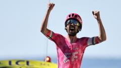Ireland’s Healy takes first Tour win as Van der Poel regains lead