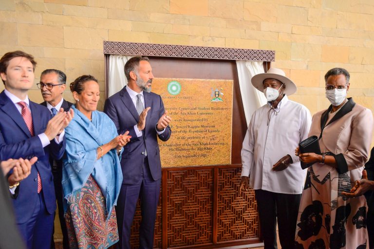Museveni Inaugurates Aga Khan University, Flags Off Construction of Specialized Hospital